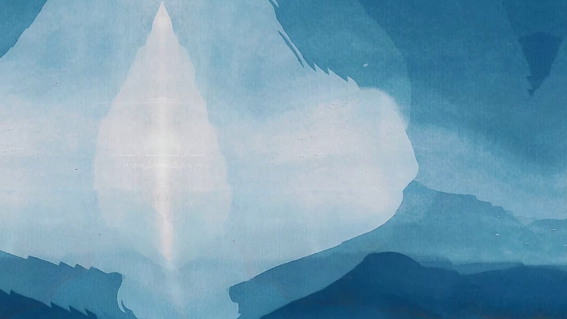 A still from Jessica El Mal's work 'The Water We Seek', showing an abstract blue pattern.